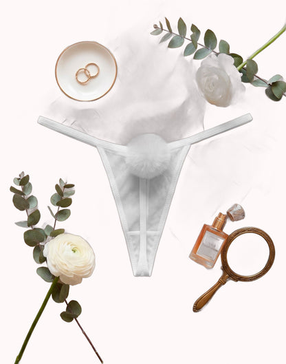 Fio Dental Sexy com Detalhe Pompom – Doce Malícia