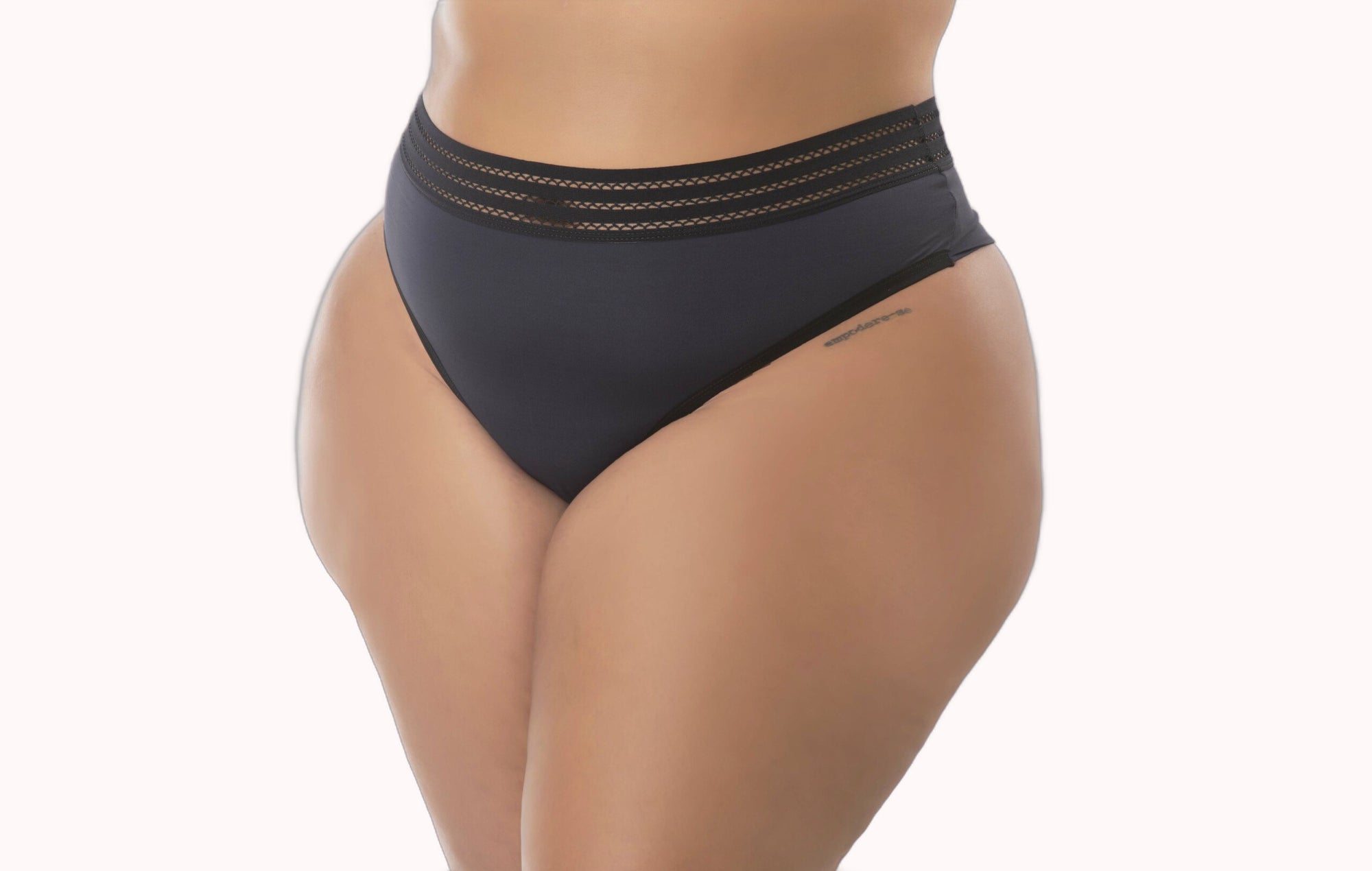 Fio Duplo em Microfibra com Elástico Desenhado Plus Size – Doce Malícia