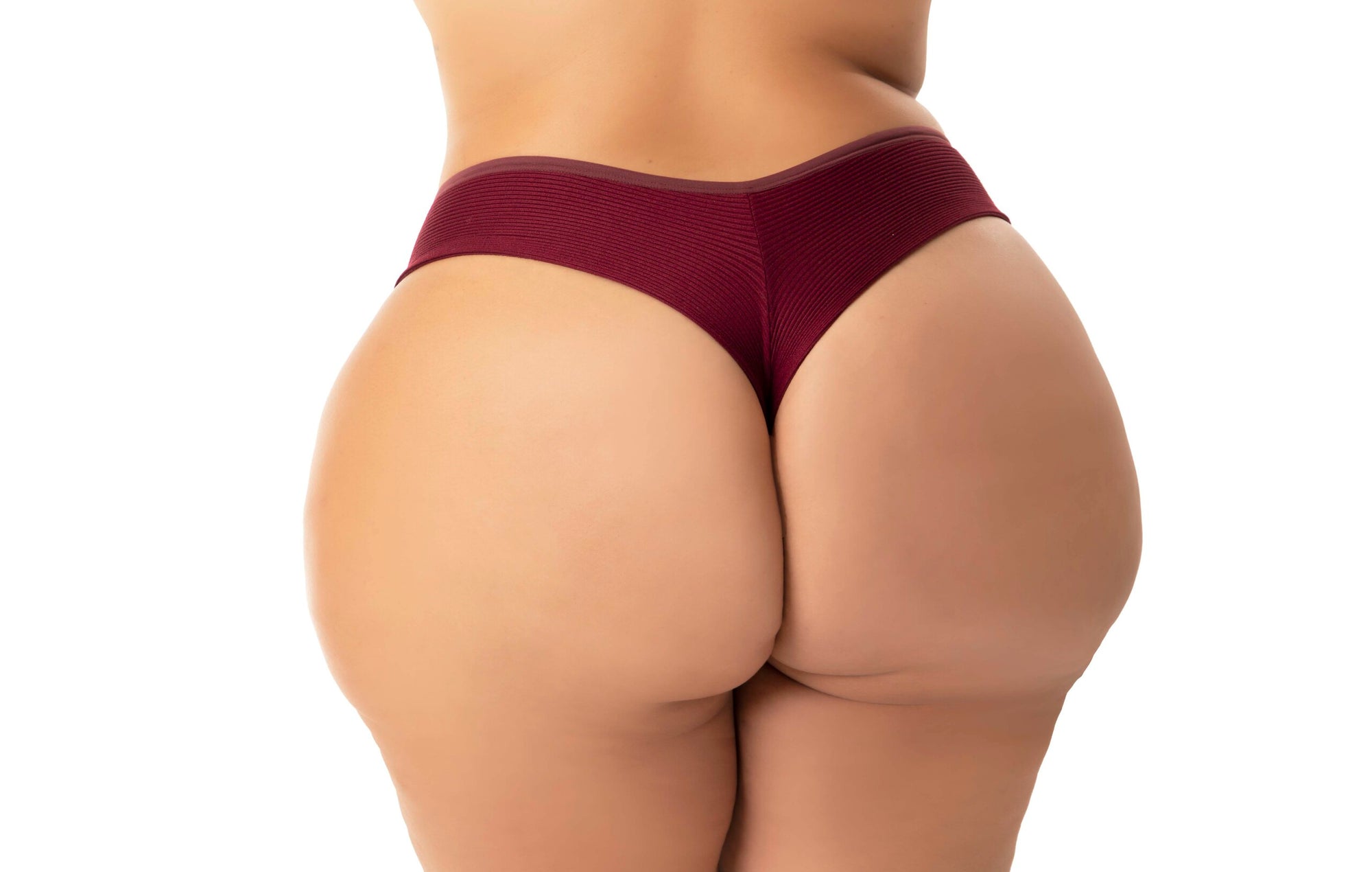 Fio Duplo Canelado Plus Size em Branco – Doce Malícia
