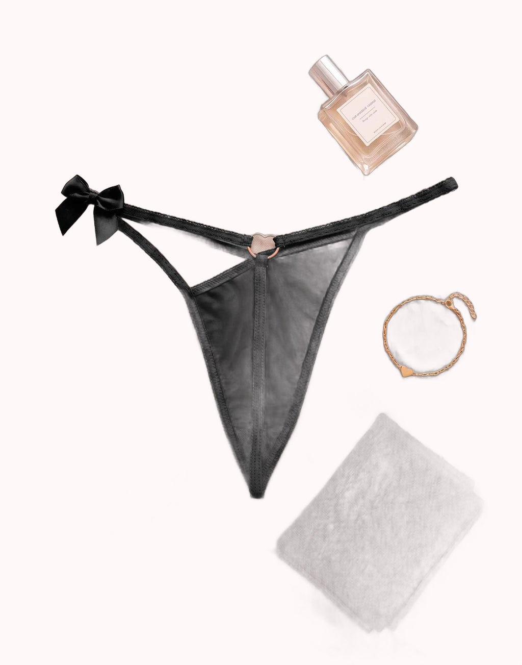 Fio Sexy com Lateral Vazada e Laço – Doce Malícia