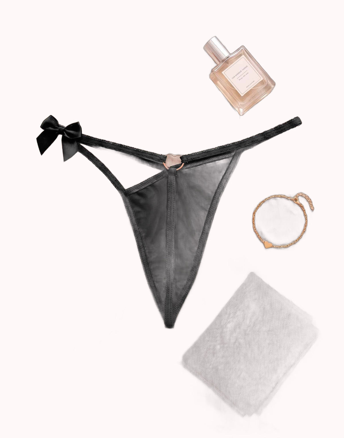 Fio Sexy com Lateral Vazada e Laço – Doce Malícia