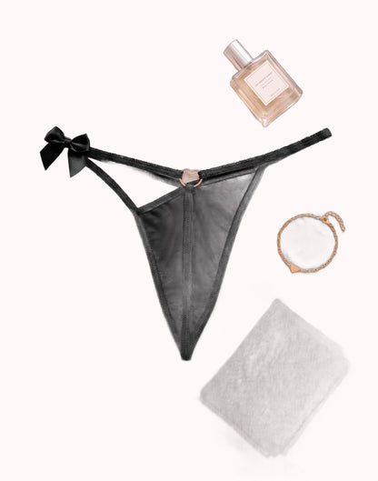 Fio Sexy com Lateral Vazada e Laço – Doce Malícia