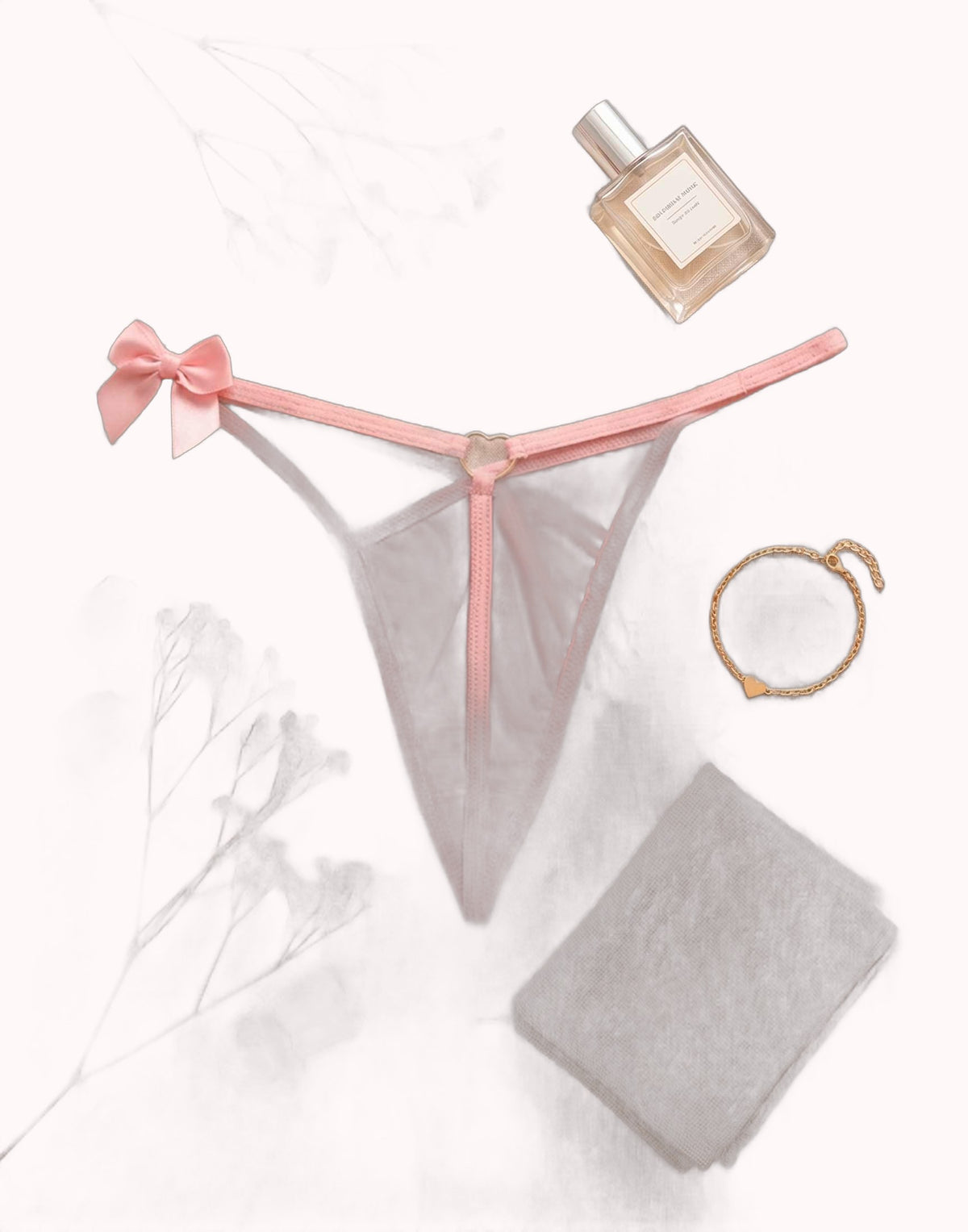 Fio Sexy com Lateral Vazada e Laço – Doce Malícia