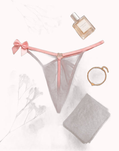Fio Sexy com Lateral Vazada e Laço – Doce Malícia