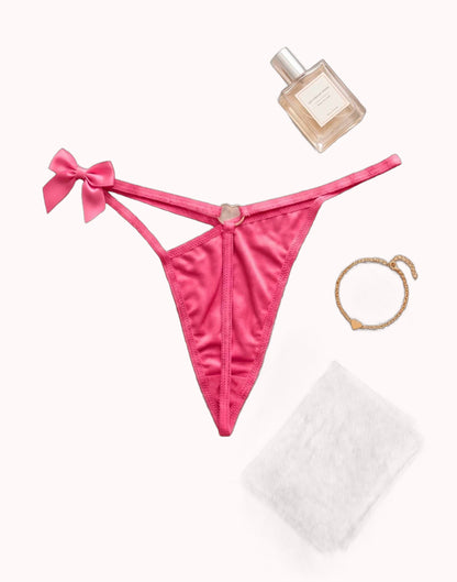 Fio Sexy com Lateral Vazada e Laço – Doce Malícia