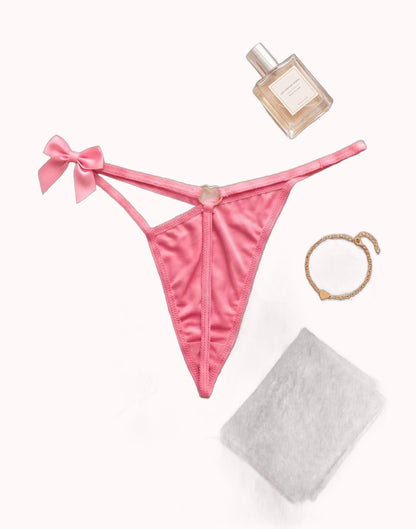 Fio Sexy com Lateral Vazada e Laço – Doce Malícia