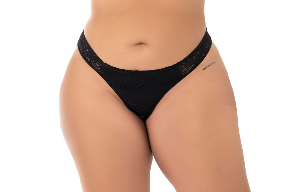 Fio Sexy Plus Size com tiras em Branco – Doce Malícia