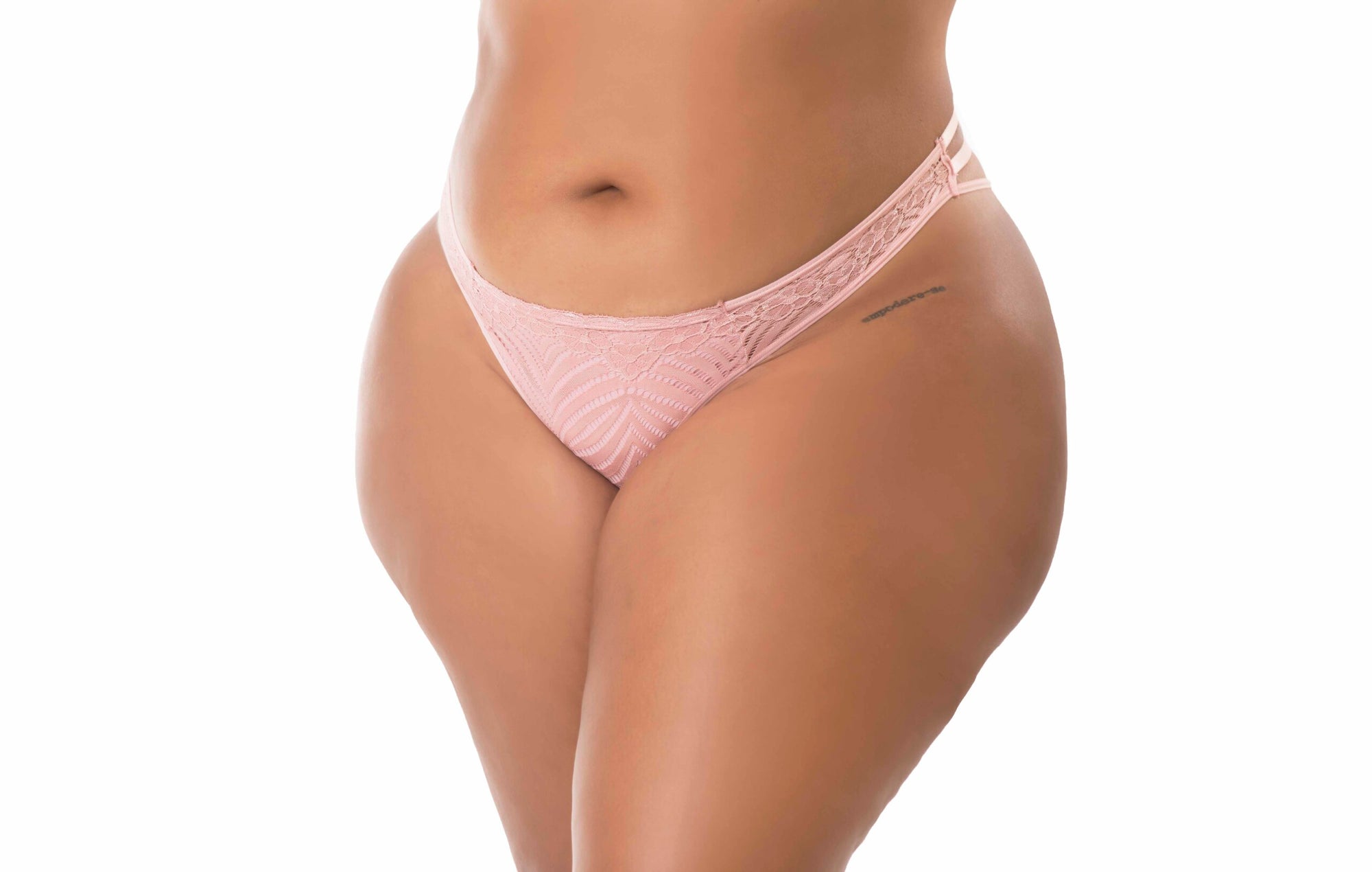 Fio Sexy Plus Size com tiras em Branco – Doce Malícia