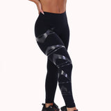 Calça legging preta com brilho – Doce Malícia