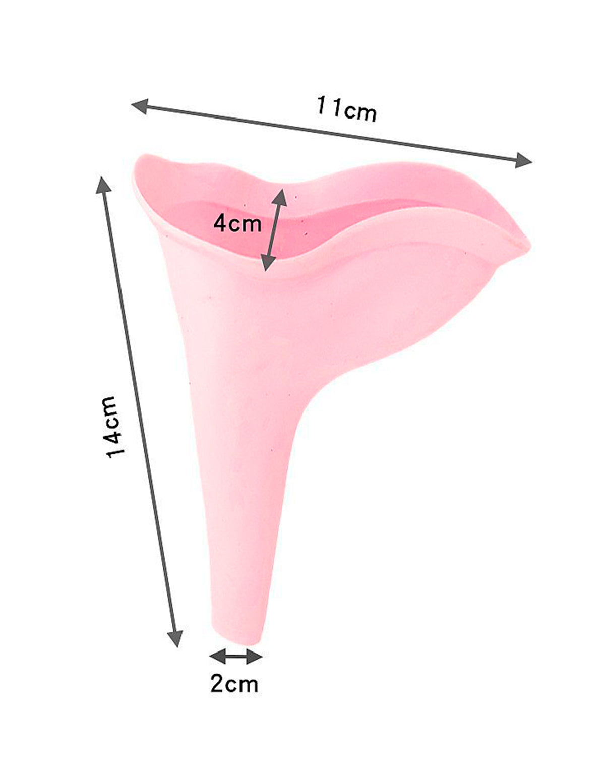 Funil Urinário de Silicone em rosa – Doce Malícia