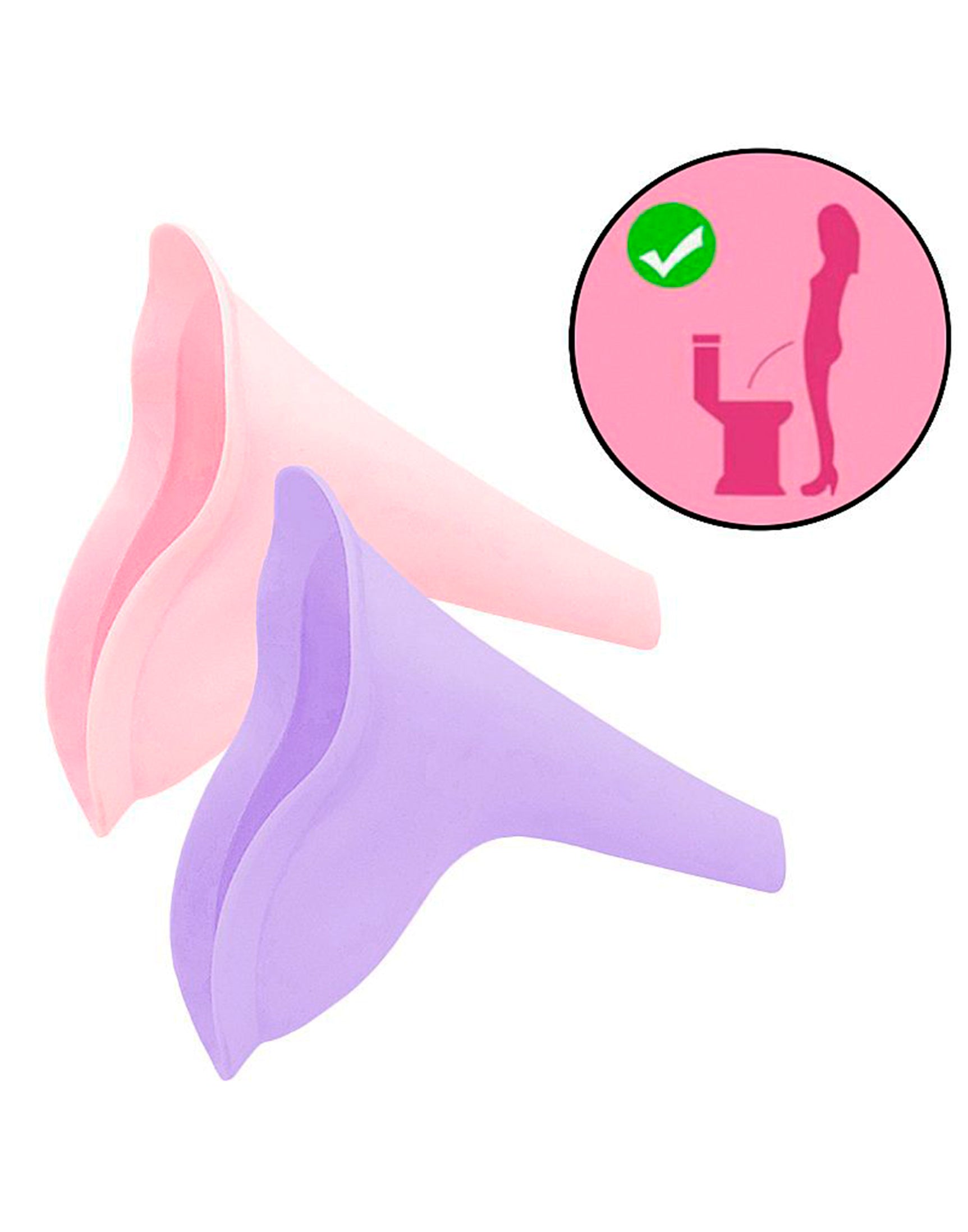 Funil Urinário de Silicone em rosa – Doce Malícia
