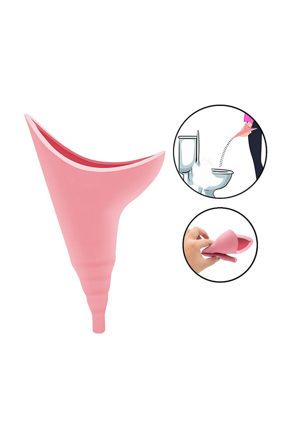 Funil Urinário Feminino – Para em rosa – Doce Malícia