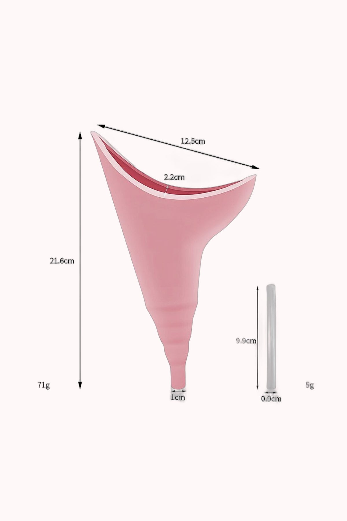 Funil Urinário Feminino – Para Fazer Xixi em Pé – Doce Malícia