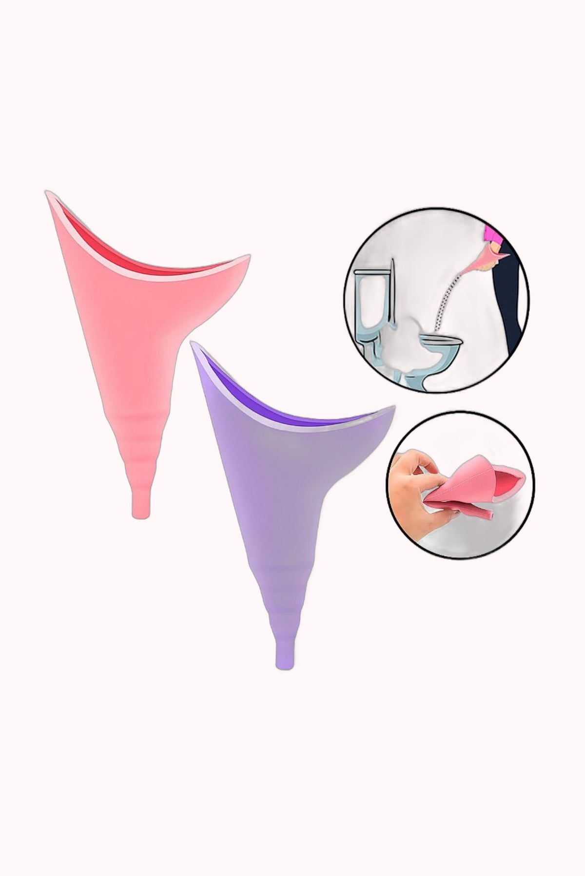 Funil Urinário Feminino – Para Fazer Xixi em Pé – Doce Malícia