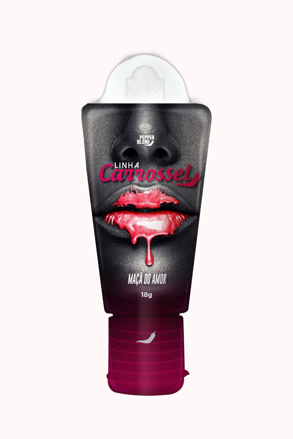 Gel Comestível com Glitter 18G – Maçã do Amor – Doce Malícia