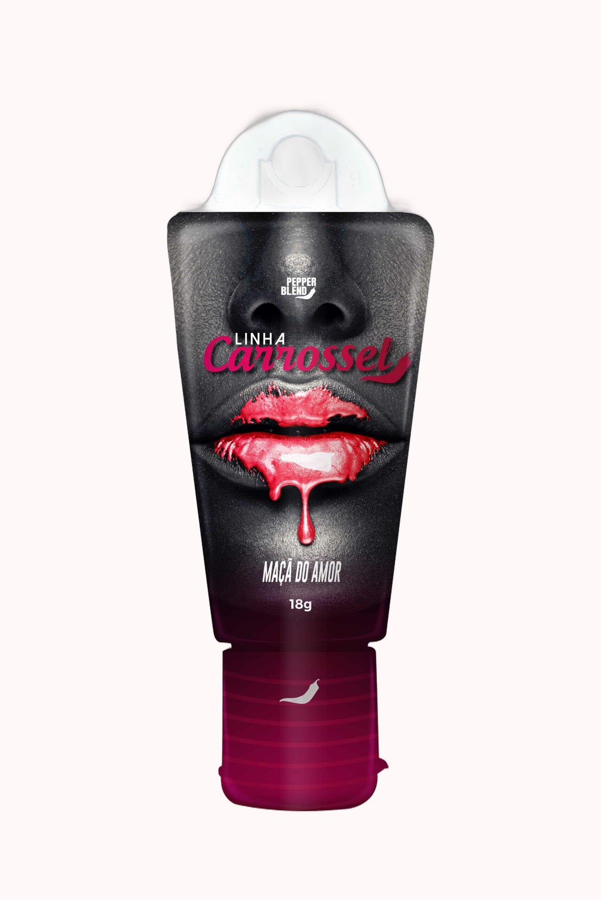 Gel Comestível com Glitter 18G – Maçã do Amor – Doce Malícia
