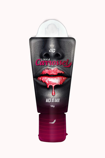 Gel Comestível com Glitter 18G – Maçã do Amor – Doce Malícia
