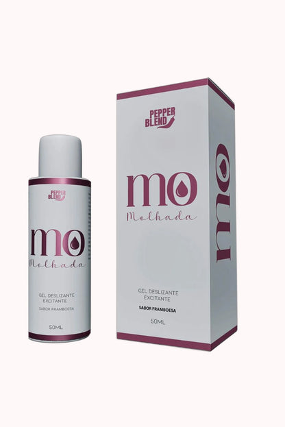 Gel Excitante Deslizante Framboesa Linha MO 50M – Doce Malícia