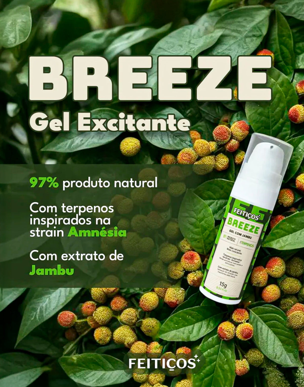 Gel Excitante Breeze com Jambu em Quantidade – Doce Malícia