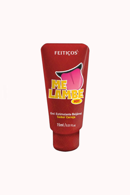 Gel Excitante Beijável Sabor Cereja – Me Lambe Hot 15g – Doce Malícia