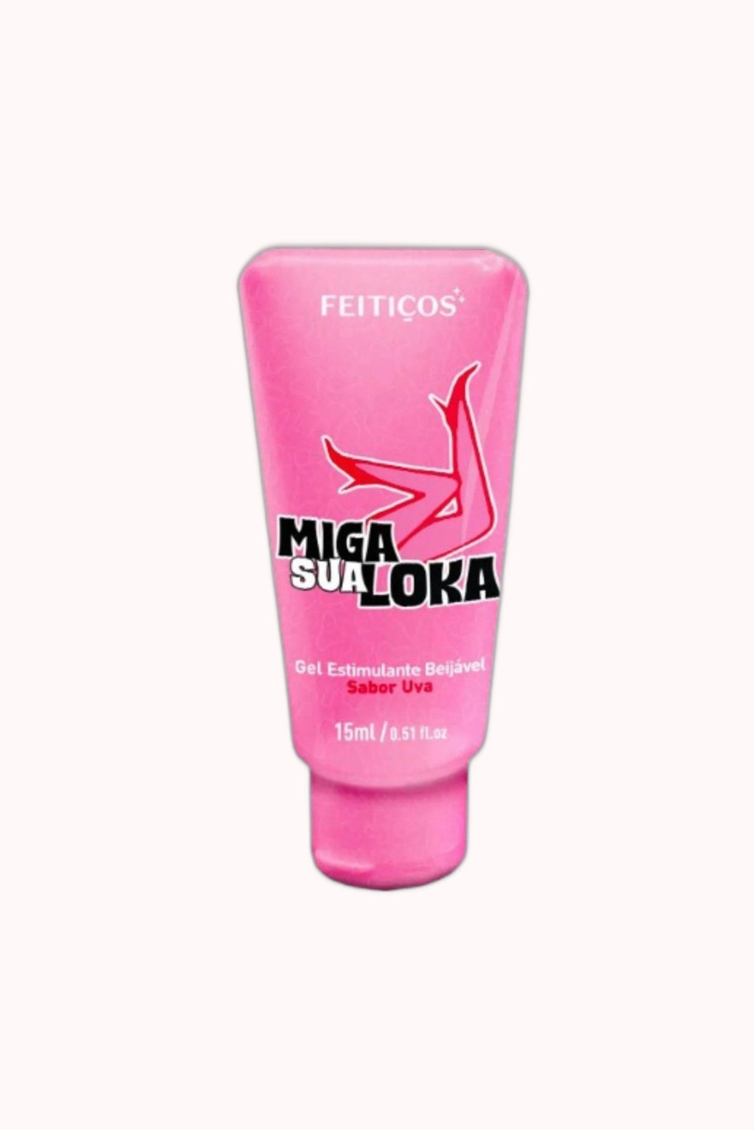 Gel Excitante Beijável Sabor Uva – Miga Sua Loka 15G – Doce Malícia