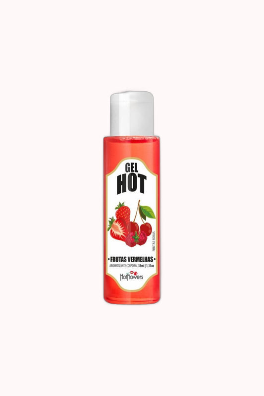 Gel Hot Aromatizante de Frutas Vermelhas – 35ml – Doce Malícia
