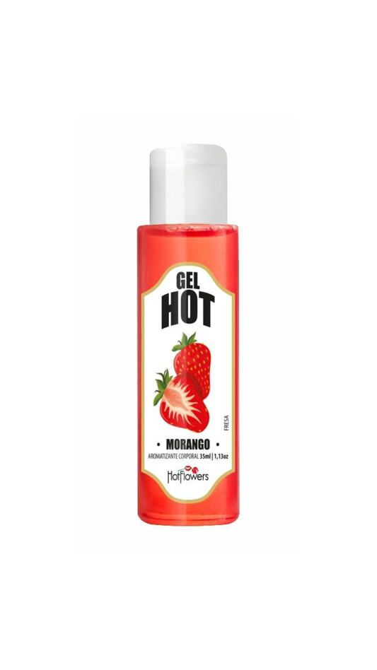 Gel Hot Aromatizante de Morango em Quantidade – Doce Malícia