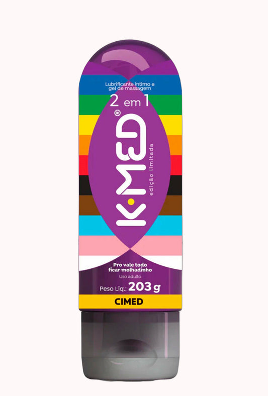 Gel Lubrificante Íntimo K-Med LGBTQIA+ 2 em 1 – Doce Malícia