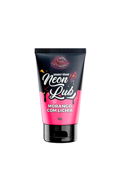 Gel Lubrificante Íntimo Comestível Neon em Quantidade – Doce Malícia