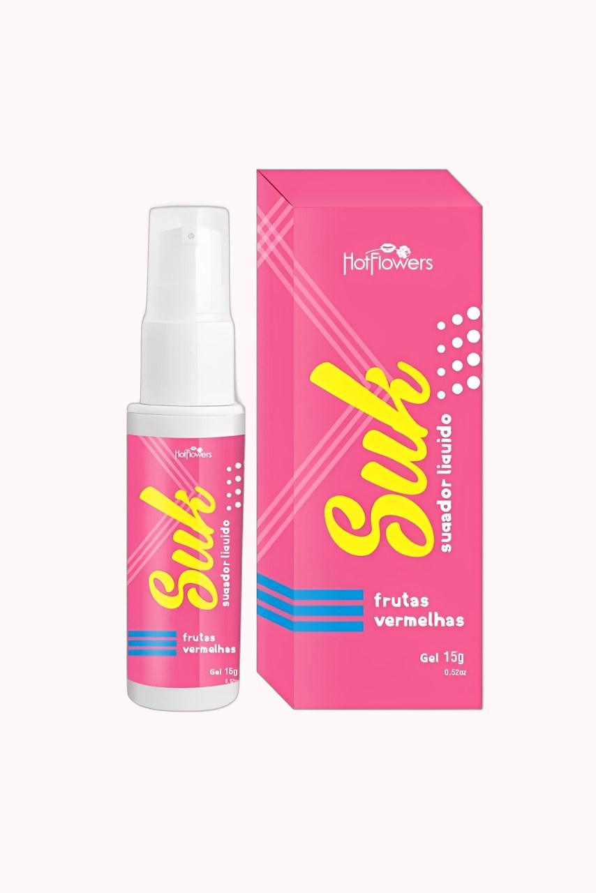 Gel Suk Sugador Liquido – Frutas Vermelhas 15g – Doce Malícia
