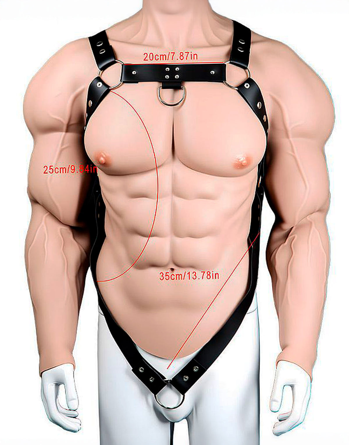 Harness Masculino Peitoral e Cintura em Quantidade – Doce Malícia