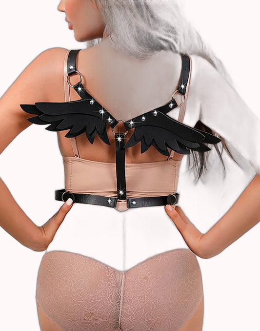 Harness Peitoral com Asas – Doce Malícia