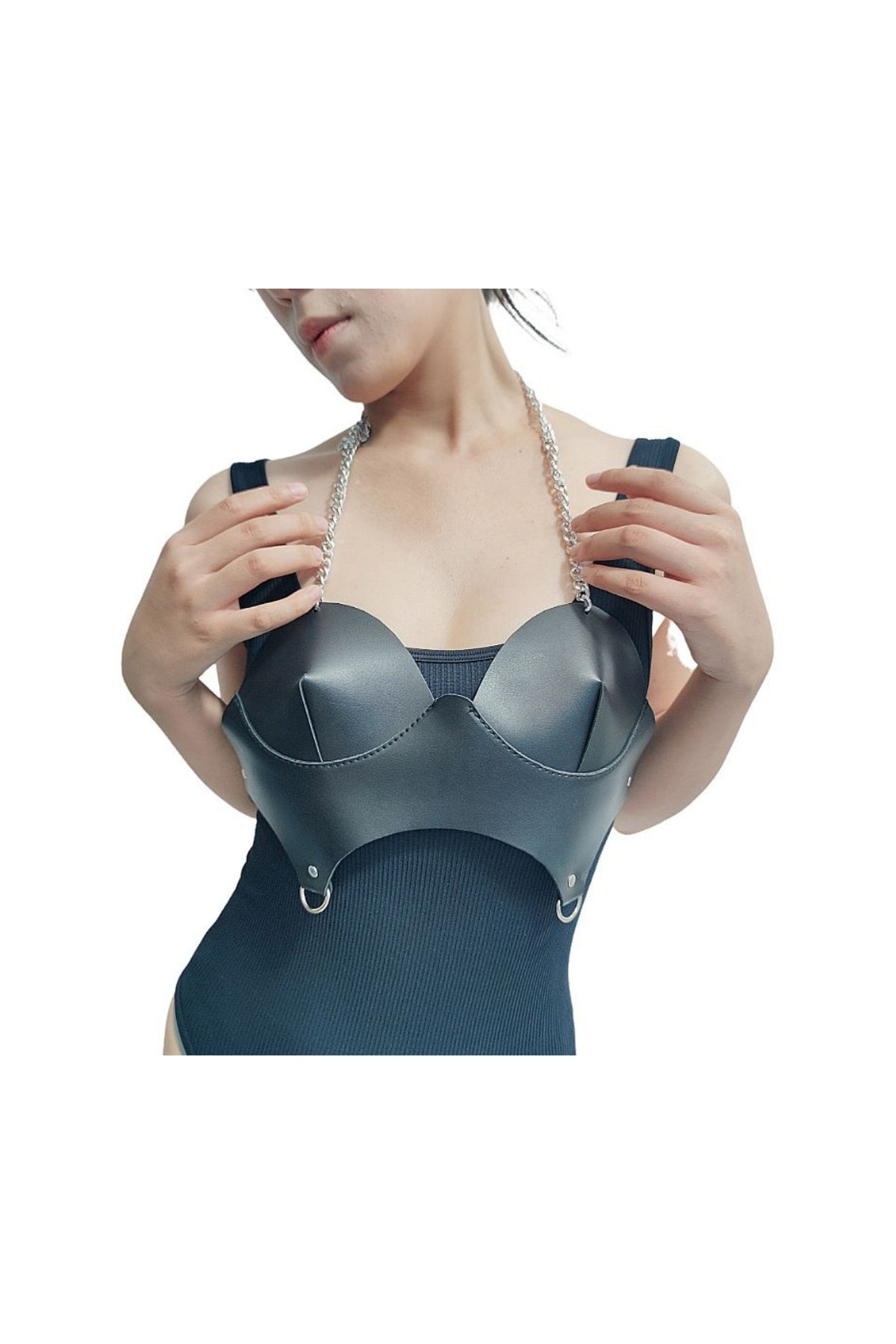 Harness – Top em Couro em Quantidade – Doce Malícia