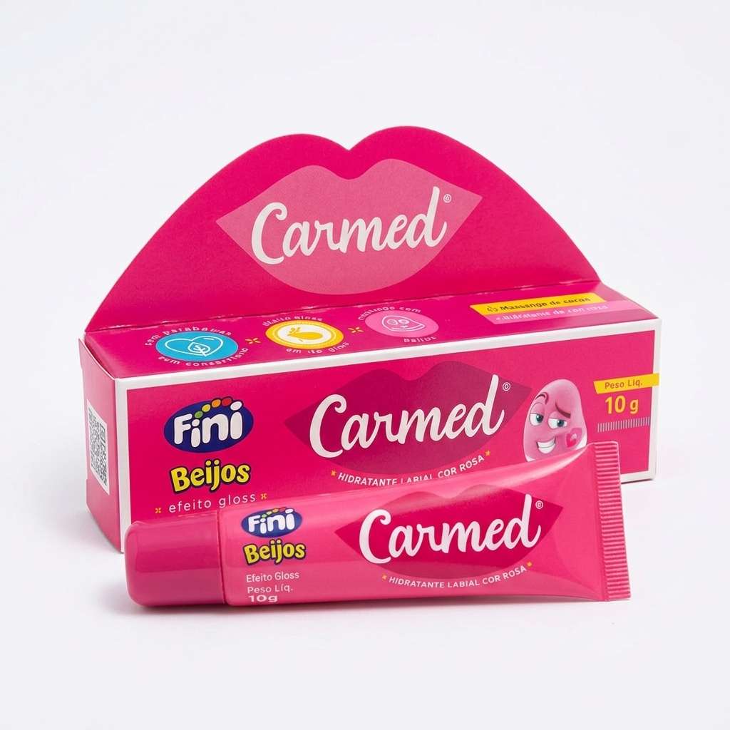Carmed Fini Beijos Hidratante Labial com Cor 10g