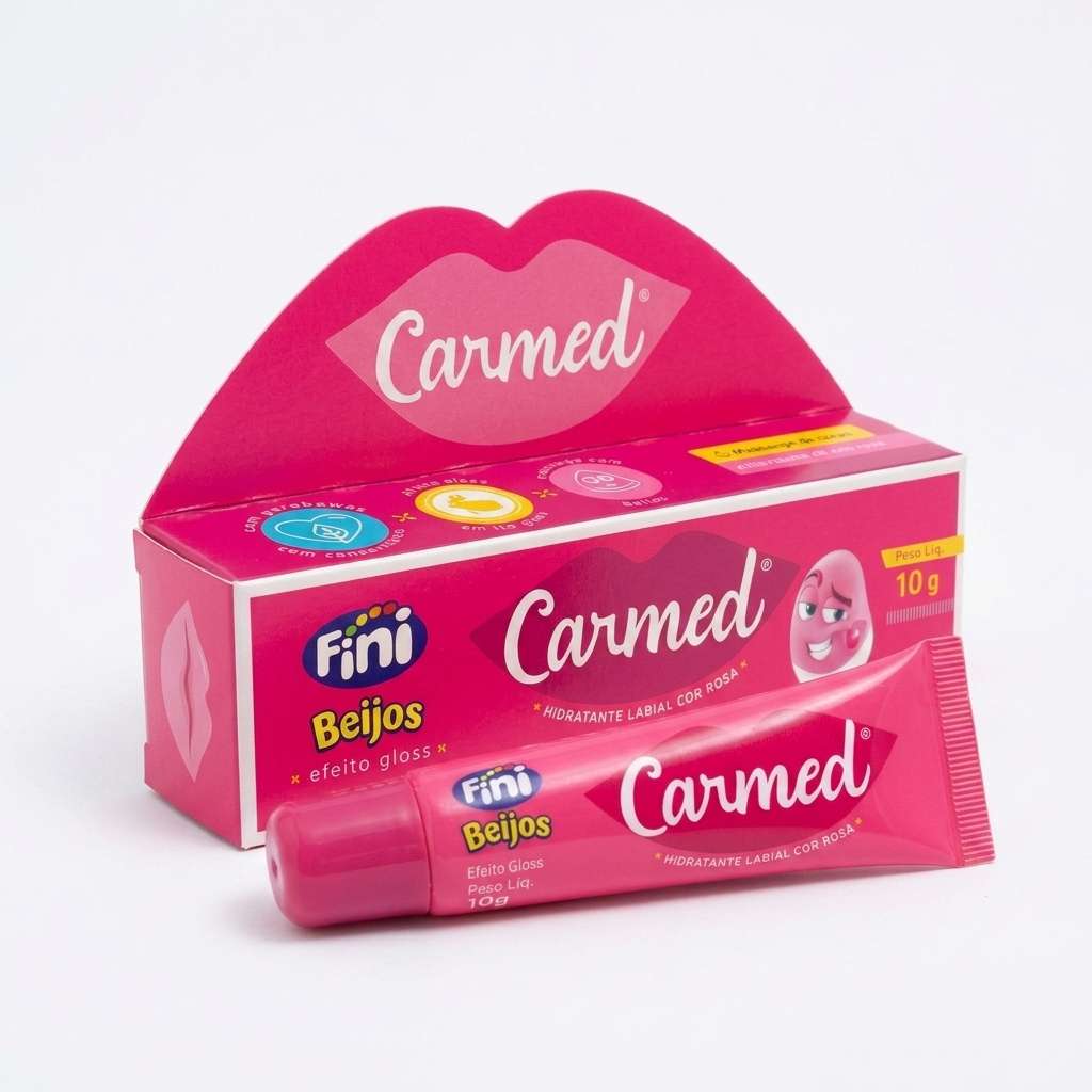 Carmed Fini Beijos Hidratante Labial com Cor 10g