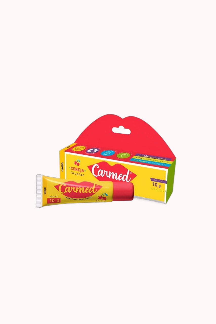 Hidratante Labial Carmed Cereja Incolor 10g – Doce Malícia
