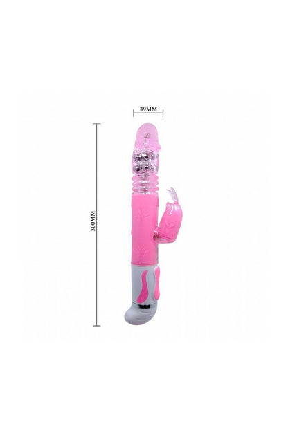 Jack Rabbit Fascination Rotativo Vai-e-Vem em rosa – Doce Malícia