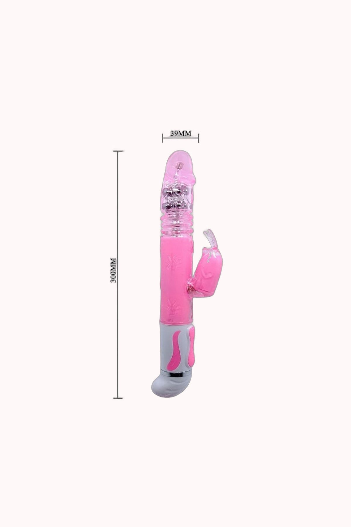 Jack Rabbit Fascination Rotativo Vai-e-Vem com Estimulador Coelhinho – 12 Funções – Doce Malícia