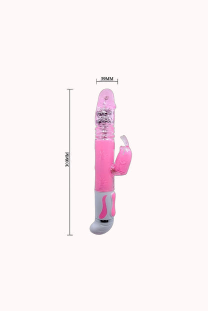 Jack Rabbit Fascination Rotativo Vai-e-Vem com Estimulador Coelhinho – 12 Funções – Doce Malícia