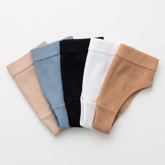 Kit 10 Calcinhas CottonConfort de Algodão Tanga Feminina Canelada Conforto