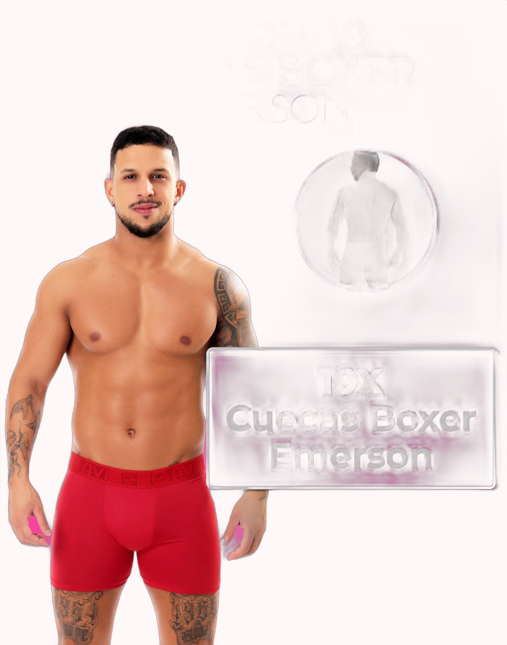 Kit 10 Cuecas Boxer Emerson – Doce Malícia