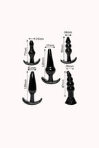Kit com 5 Plug Anal – Doce Malícia