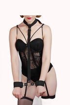 Kit Erótico Fetiche Bondage – Algemas para Pulsos e Pescoço – Doce Malícia