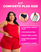 Kit Conforto Plus Size – em cores-variadas – Doce Malícia