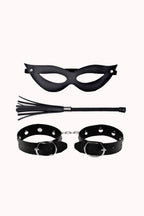 Kit Dominatrix: Chicote, Algema e Máscara – Doce Malícia