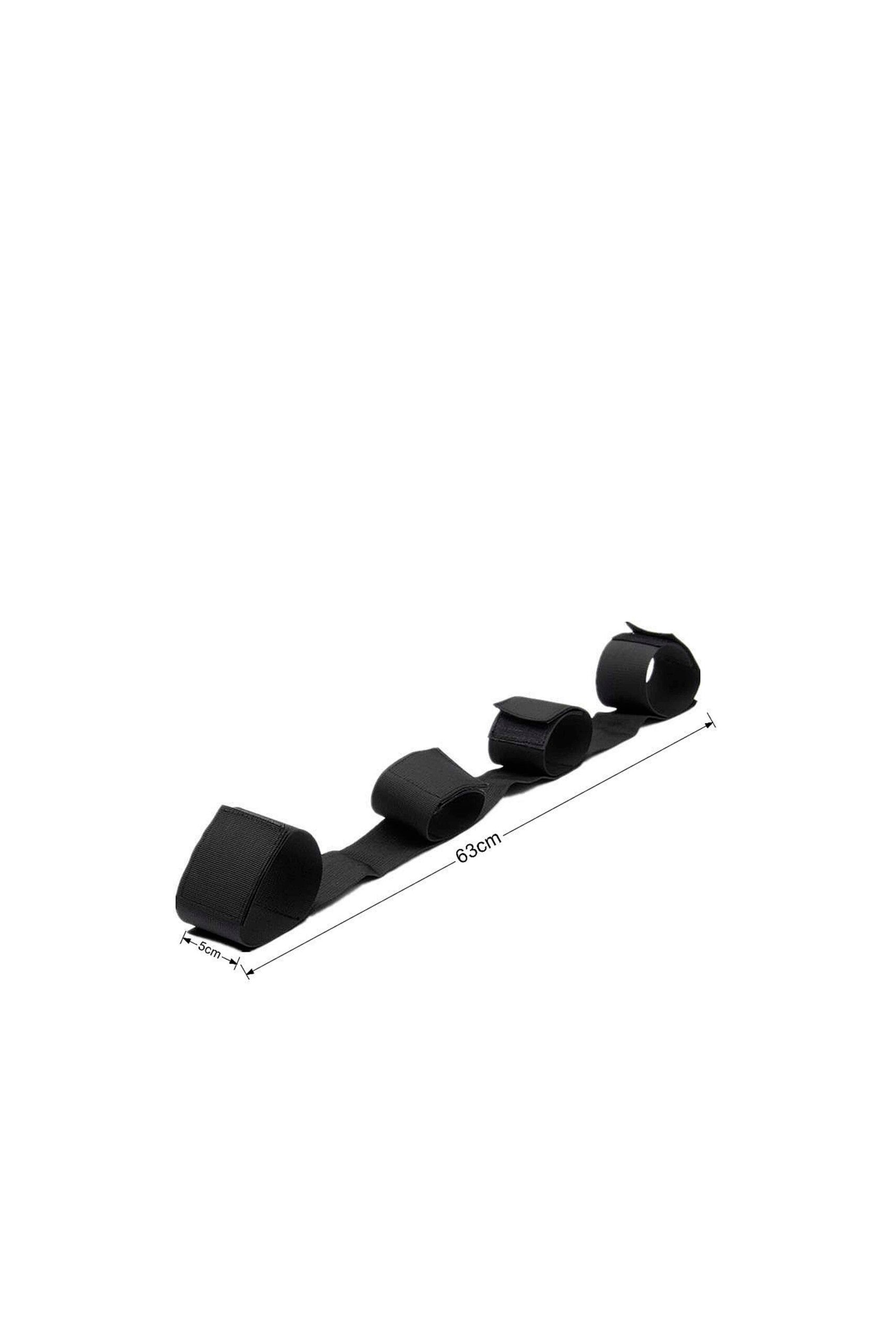 Kit Erótico Bondage – Algemas em Preto – Doce Malícia