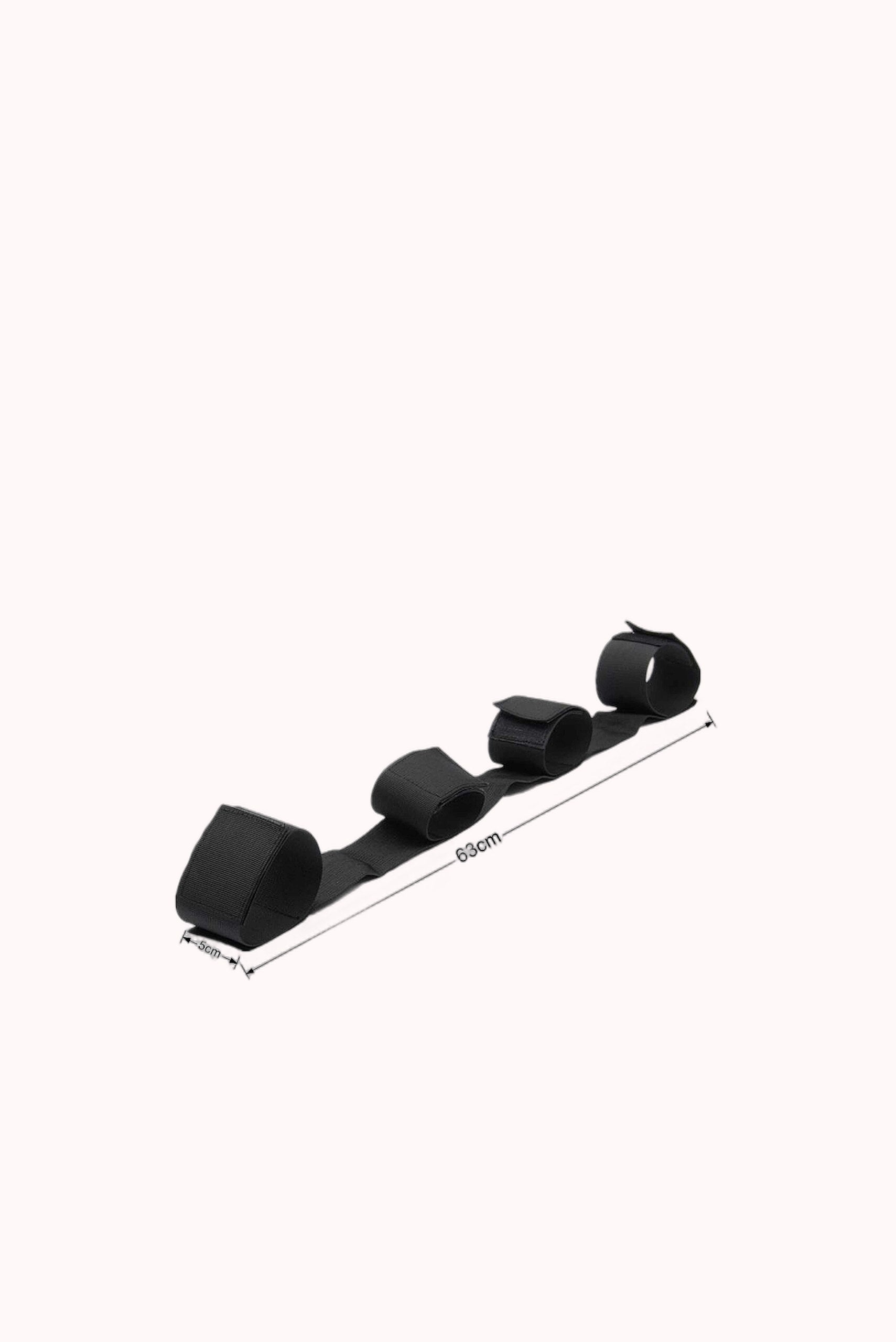 Kit Erótico Bondage – Algemas com Separador de Pernas – Doce Malícia