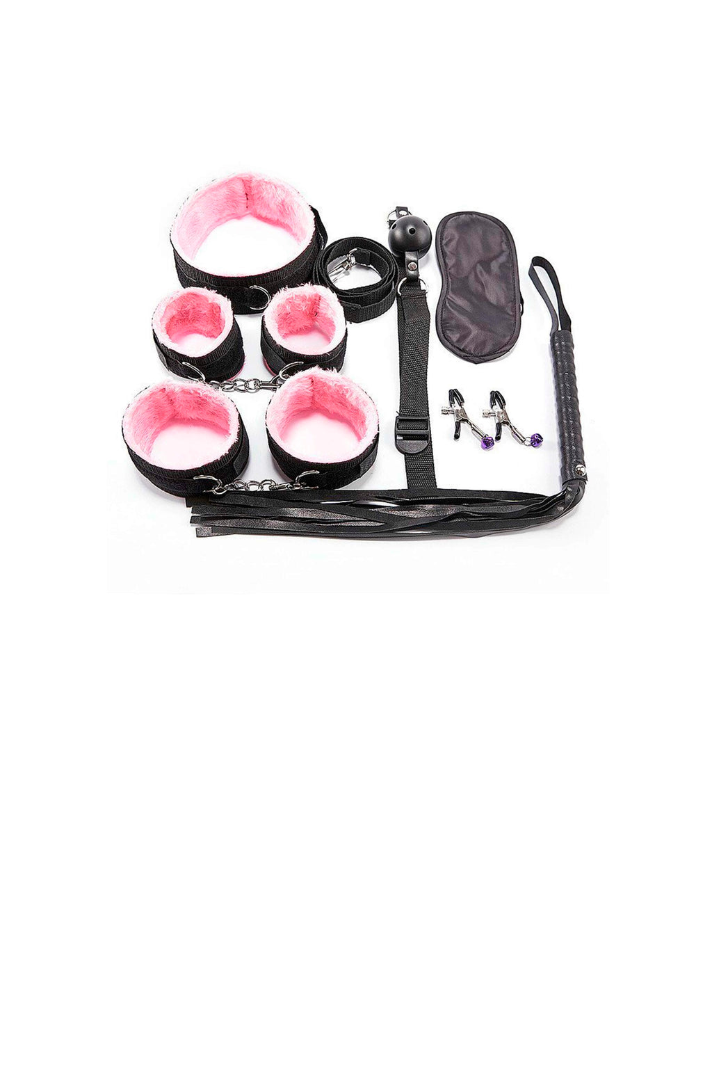Kit Erótico Sado para Bondage em rosa – Doce Malícia