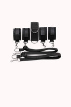 Kit Erótico Sub Bondage – Algema, Tornozeleira e Coleira – Doce Malícia
