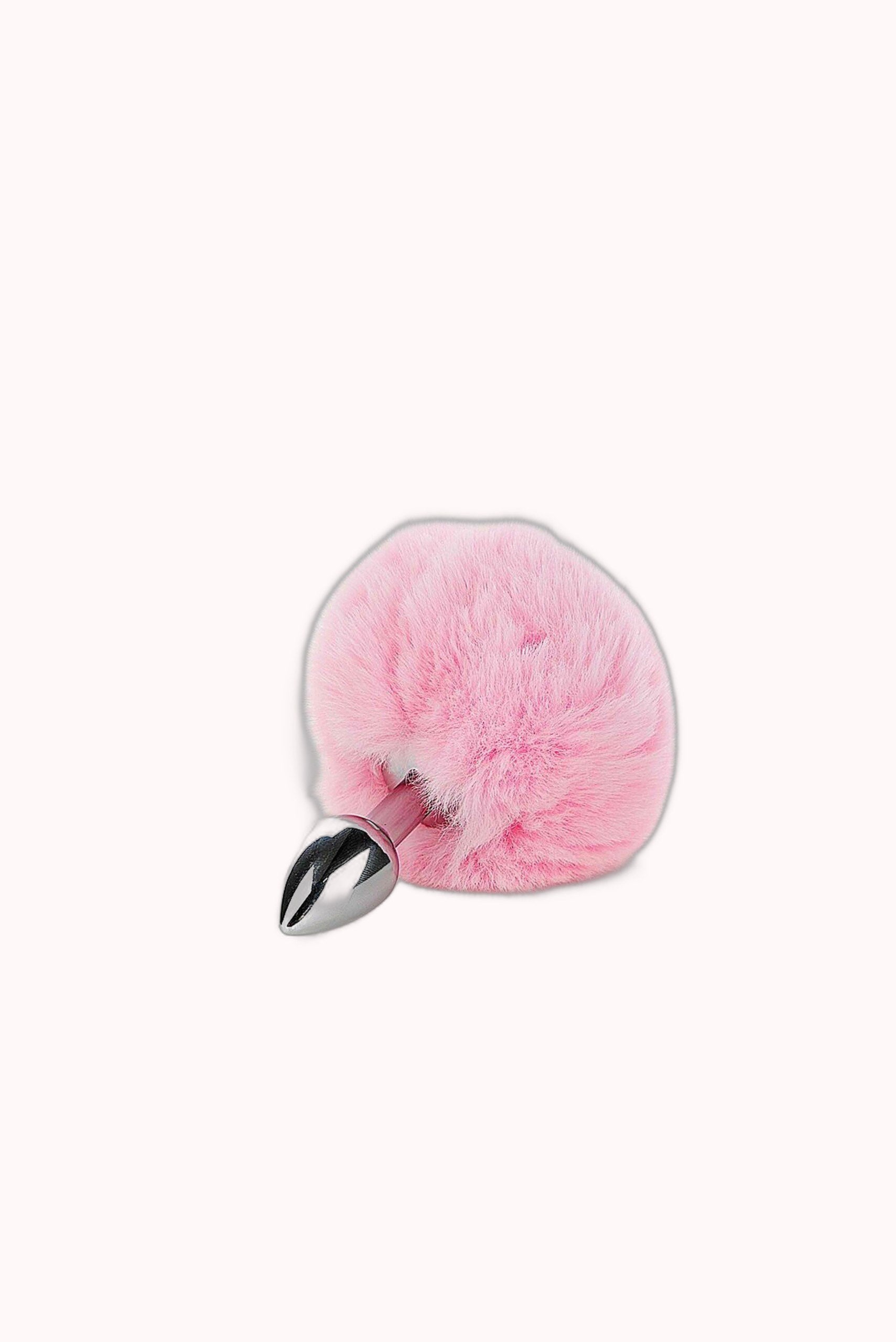 Kit Fetiche Coelho – Plug Anal com Rabo, Tiara, Grampos de Mamilos e Gravata – Doce Malícia
